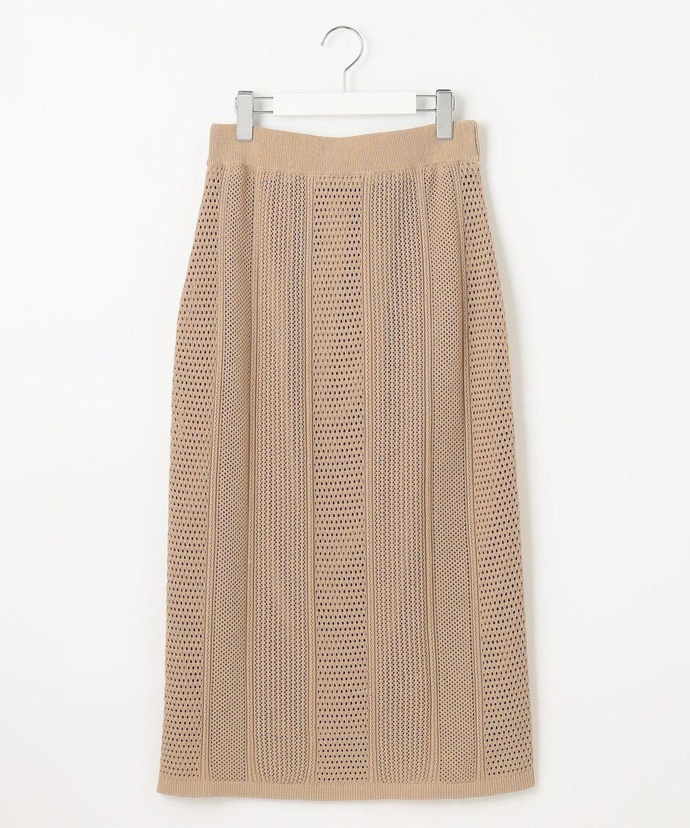 自由区 L 【洗える】シアーコイル スカート 