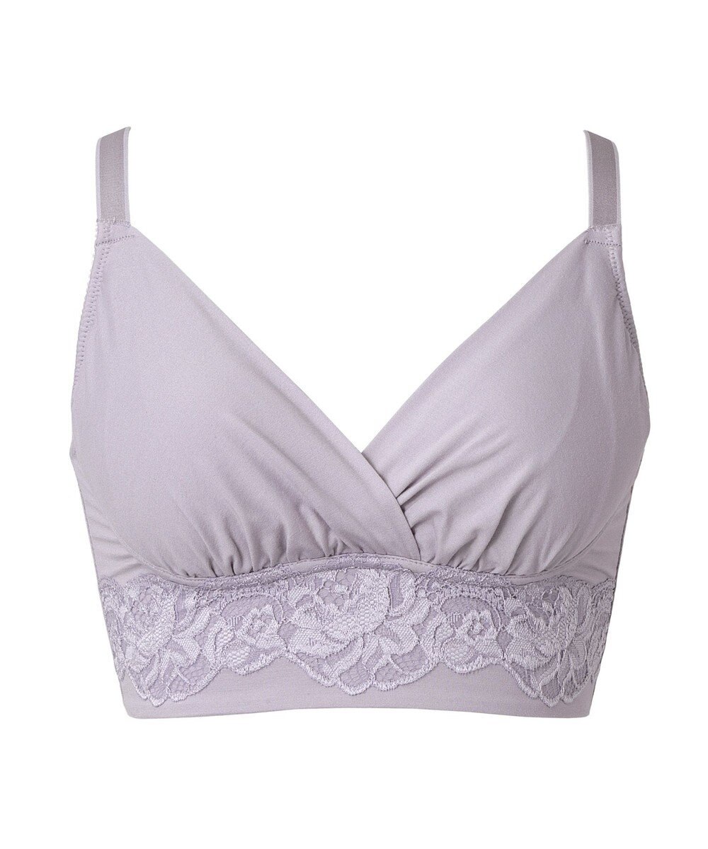 BRADELIS New York 【BRADELIS NewYork peace】ハイブリッドハートカップブラ23 締め付け感の少ないノンワイヤー補整ブラ 補正 