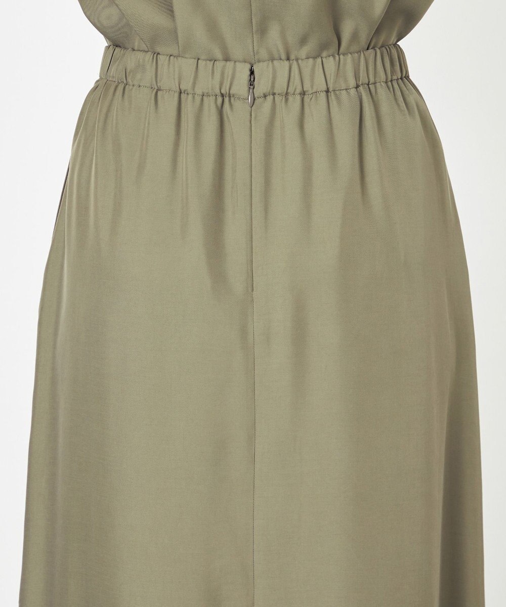 NAVE 【ReNAVE・セットアップ可/洗える/UVケア/接触冷感】フィブリルシャンブレー Aラインスカート 