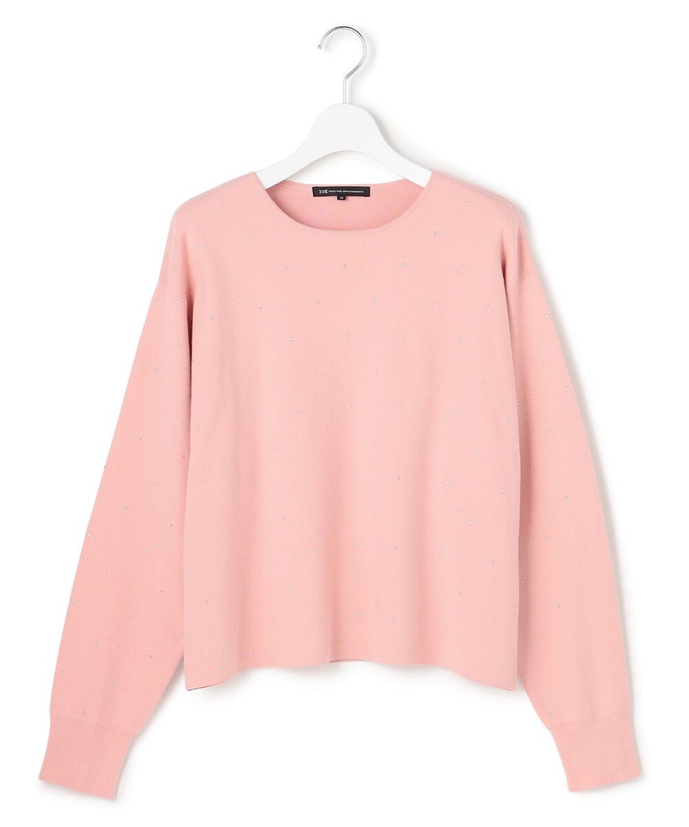 23区 L 【WEB＆一部店舗限定カラーあり/滝沢眞規子さん着用】クリスタルホットフィット ニット 