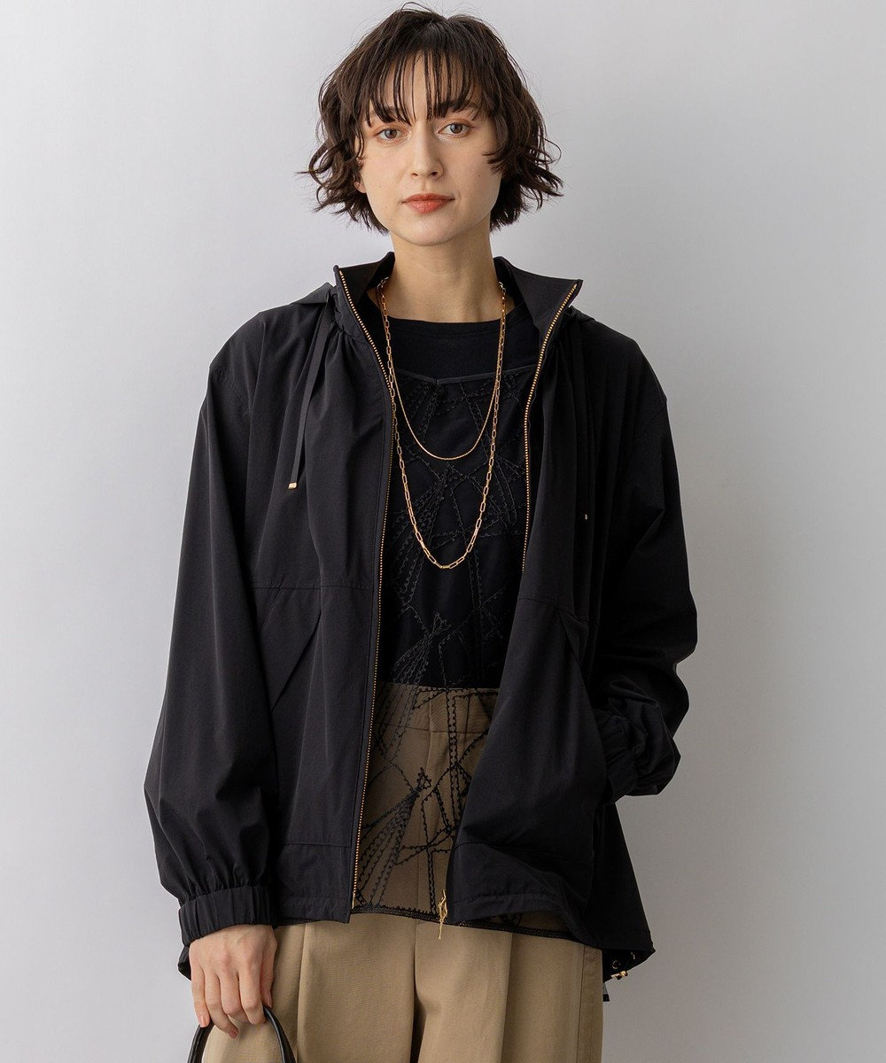 23区 【先行予約】2WAY ストレッチタフタ ボリュームスリーブブルゾン 