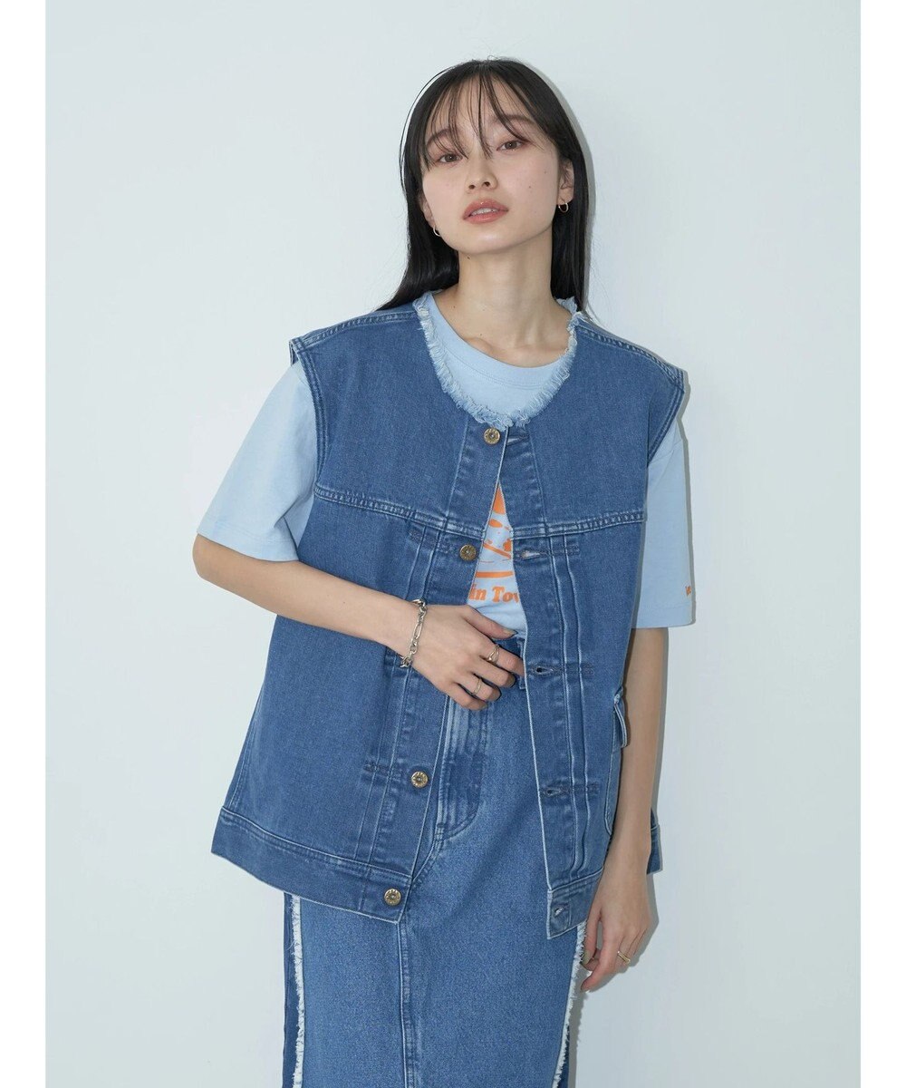 earth music&ecology Ｌｅｅ×ｅ．ｍ．ａ．ｅ　ＤＥＮＩＭ　ＶＥＳＴ 