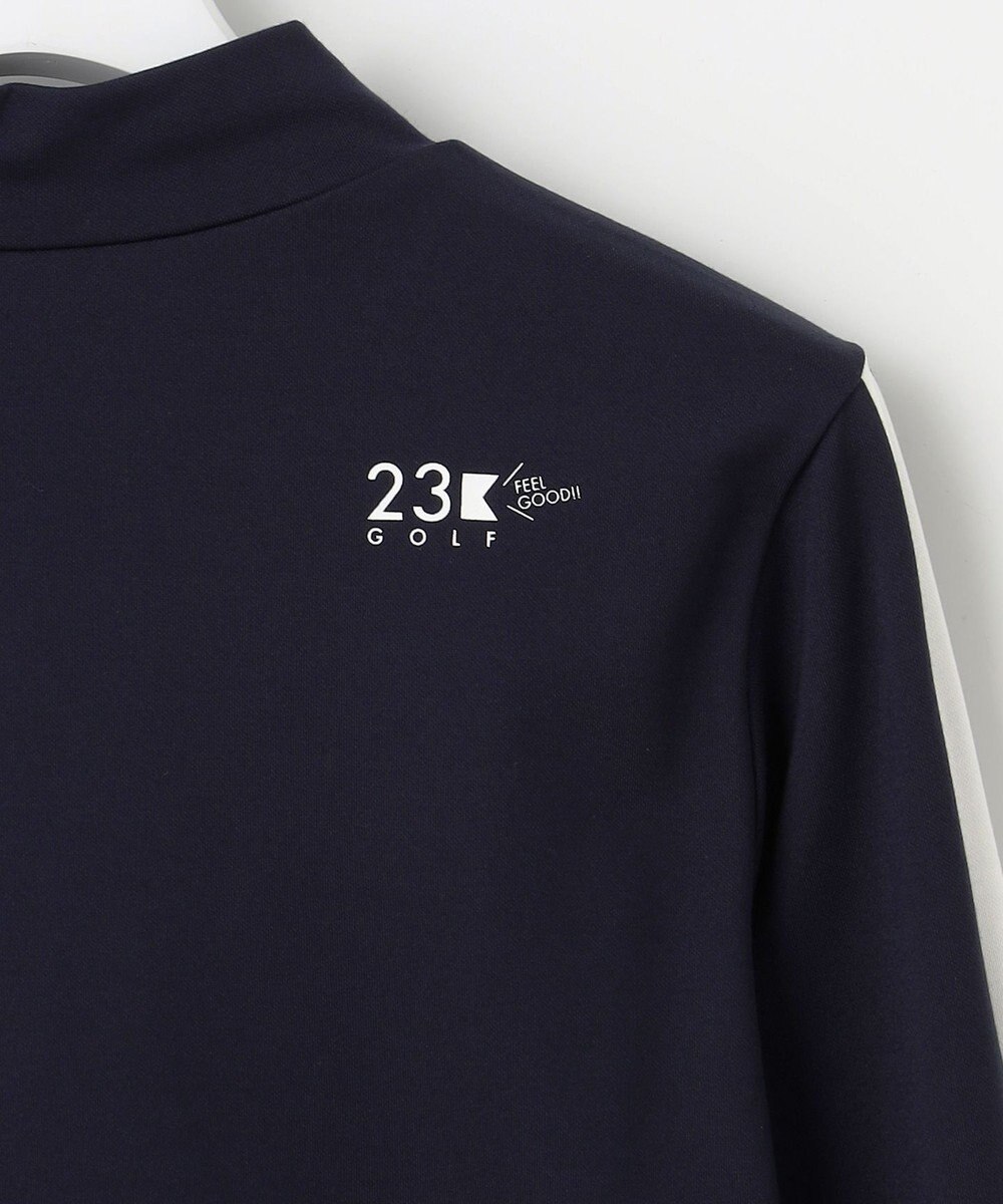 23区GOLF 【WOMEN】【吸水速乾/UVカット】ベアスムースモックシャツ 