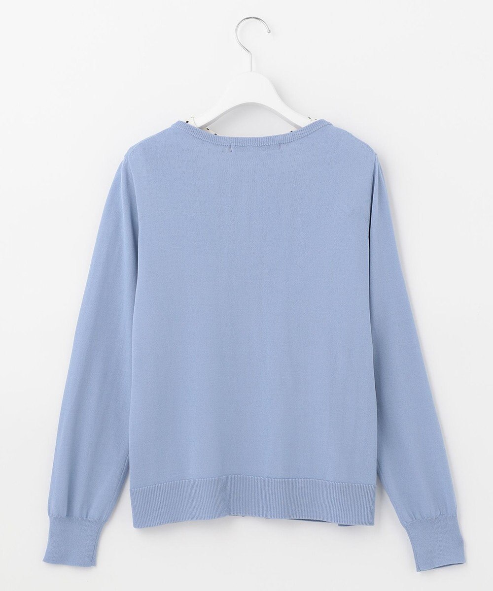 自由区 【WEB限定】ニットカーディガン×ブラウス セット 