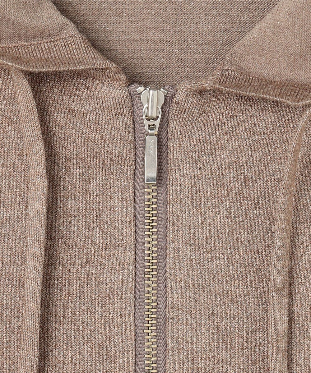 J.PRESS LADIES Vis/Peスパーク ニット パーカー 