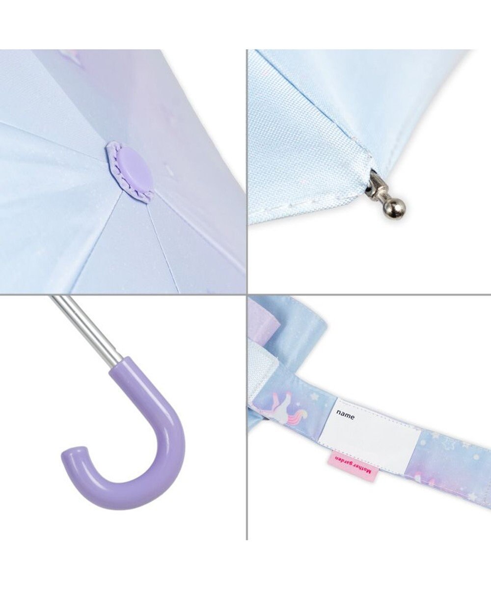 Mother garden マザーガーデン ユニコーン 晴雨兼用 折り畳み傘 子供用 50cm 