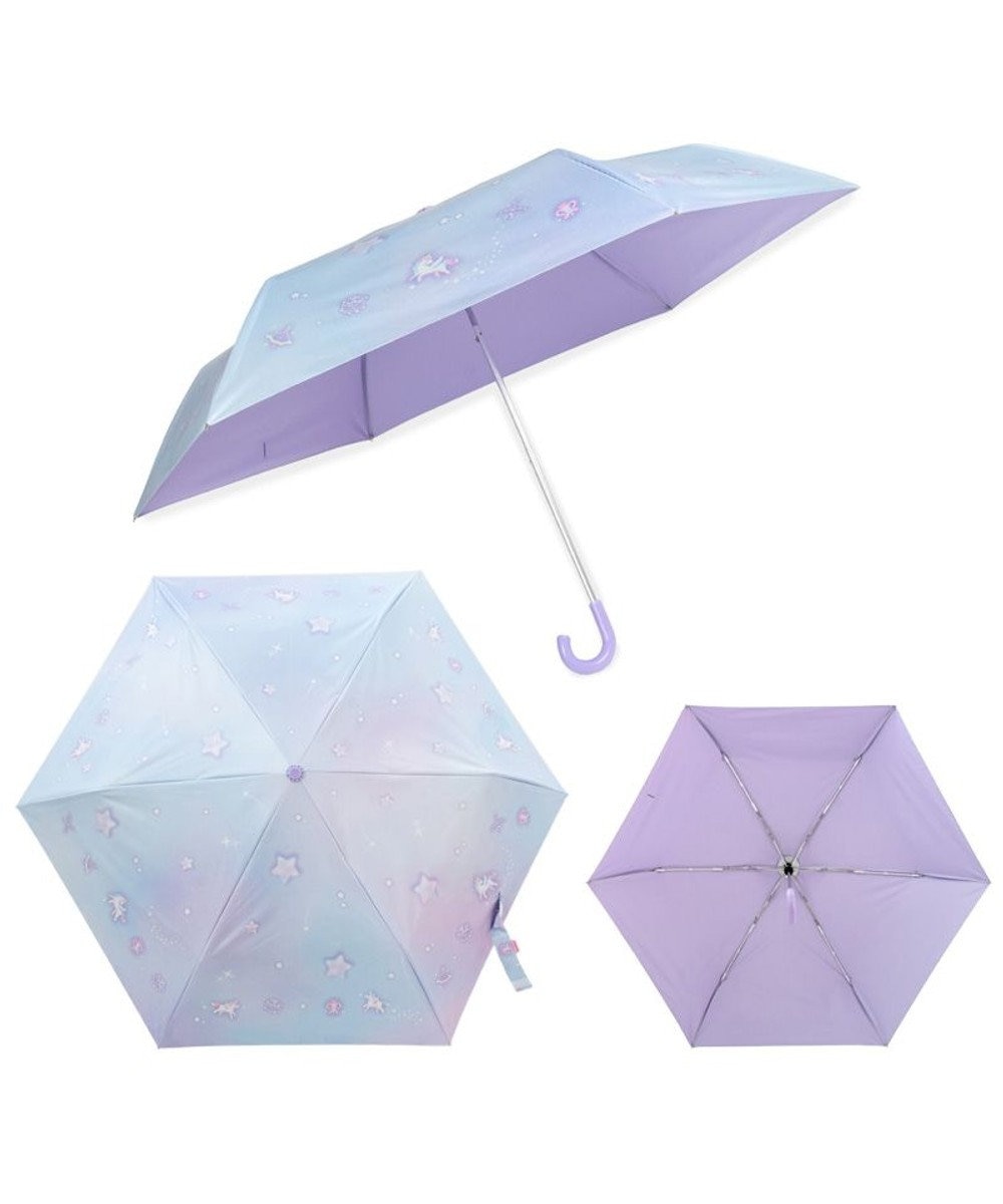 Mother garden マザーガーデン ユニコーン 晴雨兼用 折り畳み傘 子供用 50cm 
