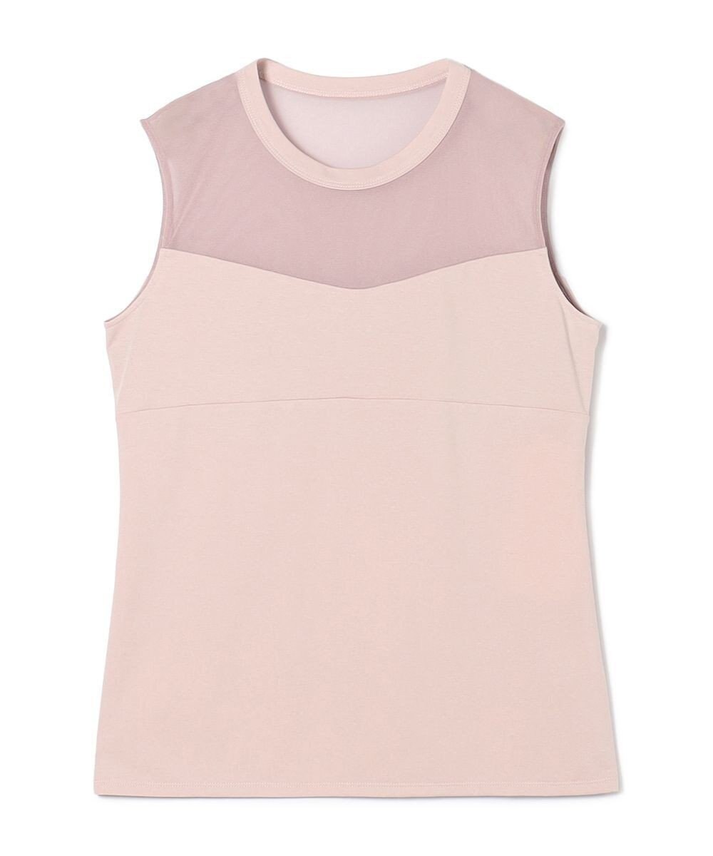 Chacott HandsomeCotton チュールノースリーブTシャツ 