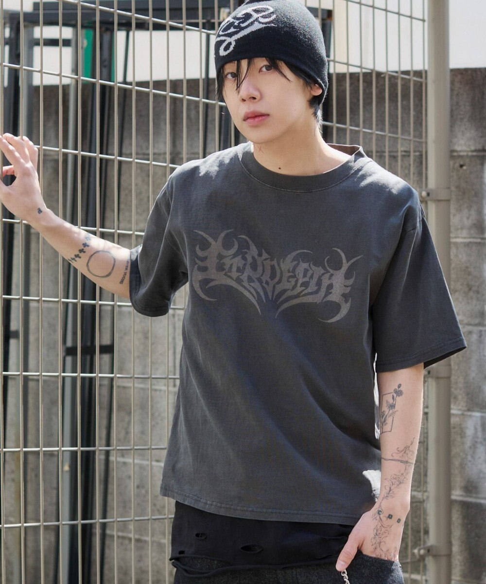 WEGO 【ユニセックス着用ITEM】ピグメントグラフィックT（SS） 