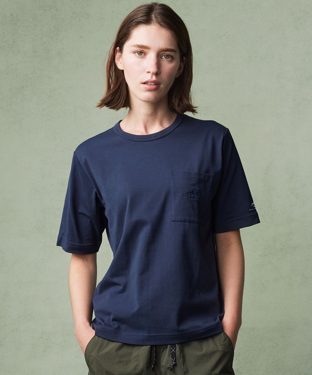 JOSEPH ABBOUD MOUNTAIN 【テーム・ヤルヴィモチーフ】ビオグレース天竺  Ｔシャツ 