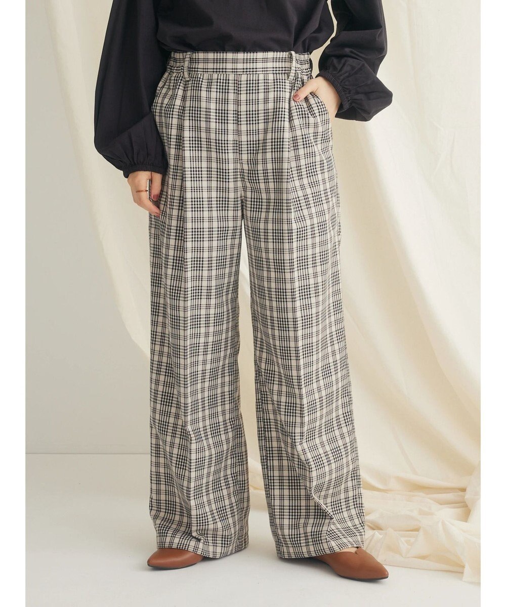 CRAFT STANDARD BOUTIQUE センタープレスチェックパンツ 