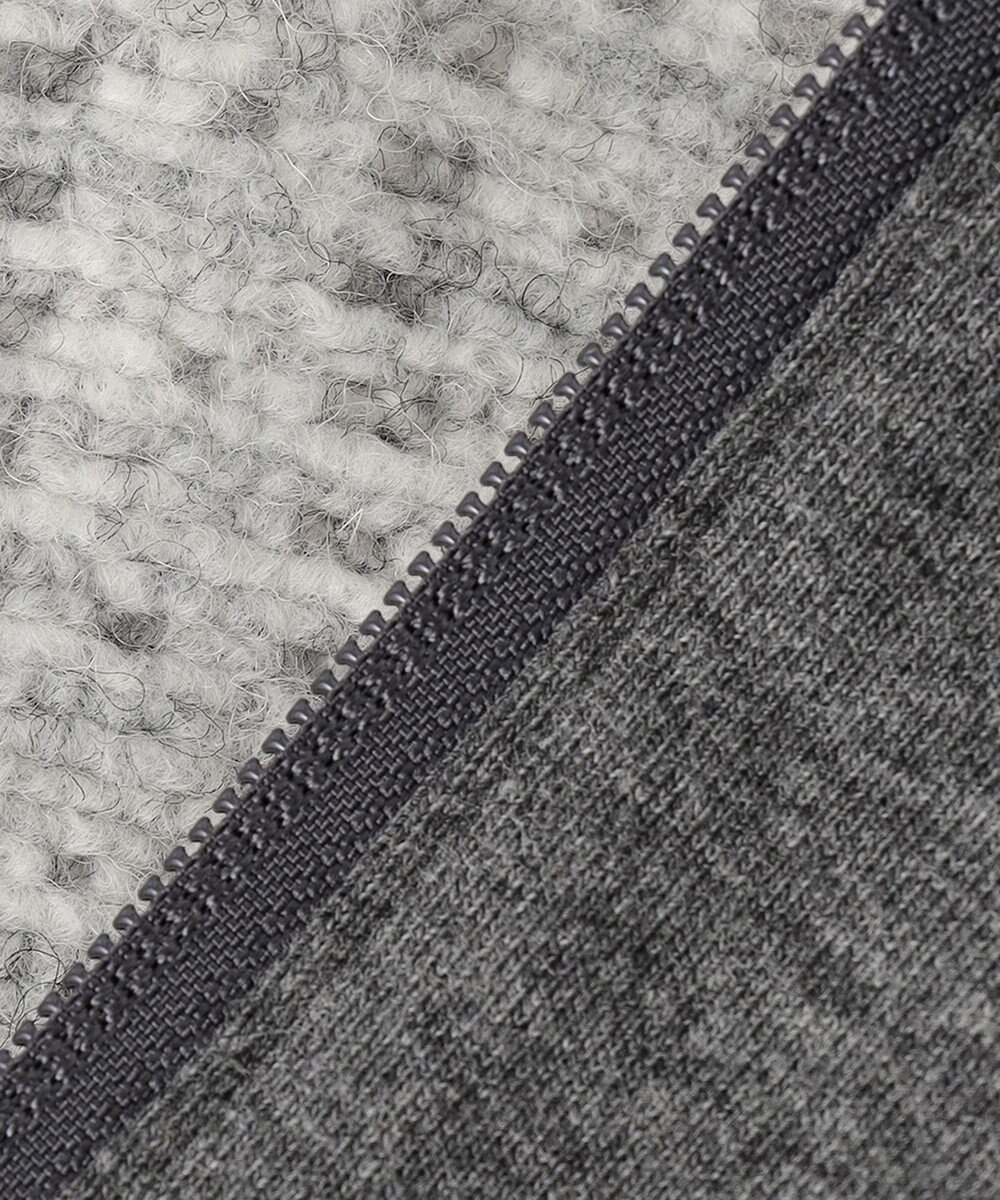 JOSEPH ABBOUD 【軽量/保温性】ウールミックスボアフリース ブルゾン 