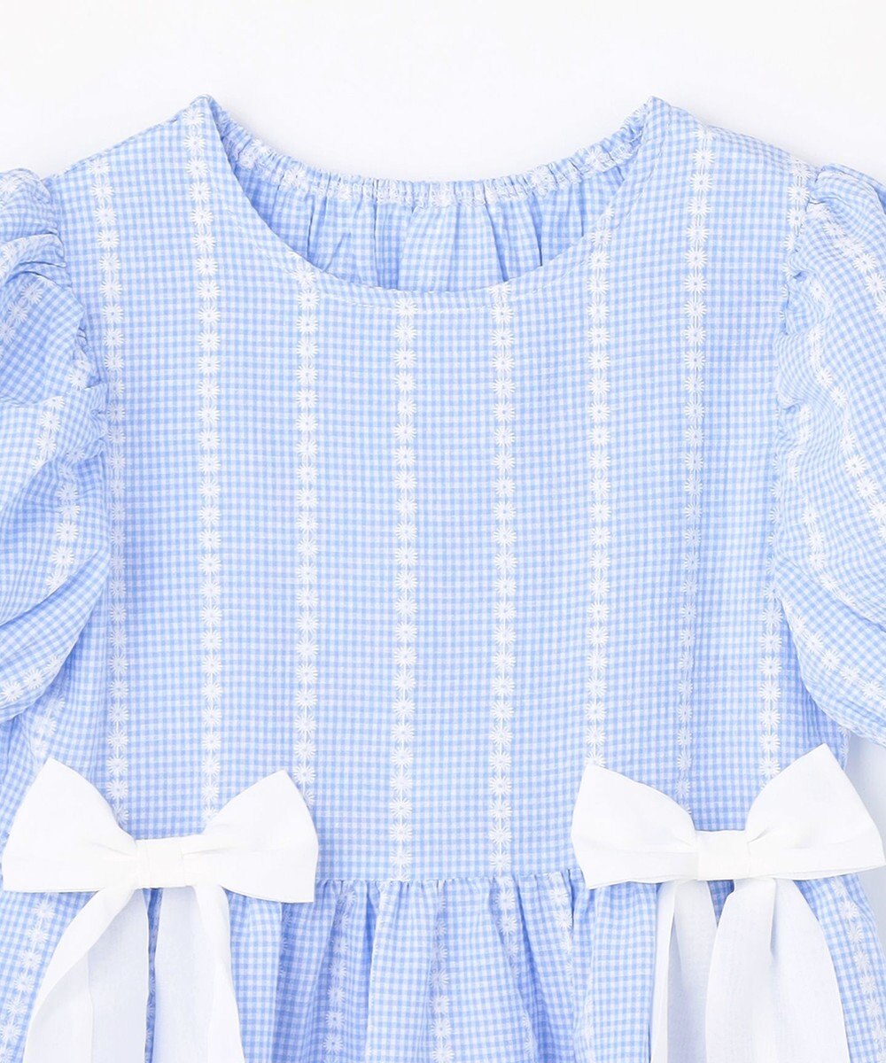 ANY KIDS 【洗濯機可能】サッカー ストライプワンピース 