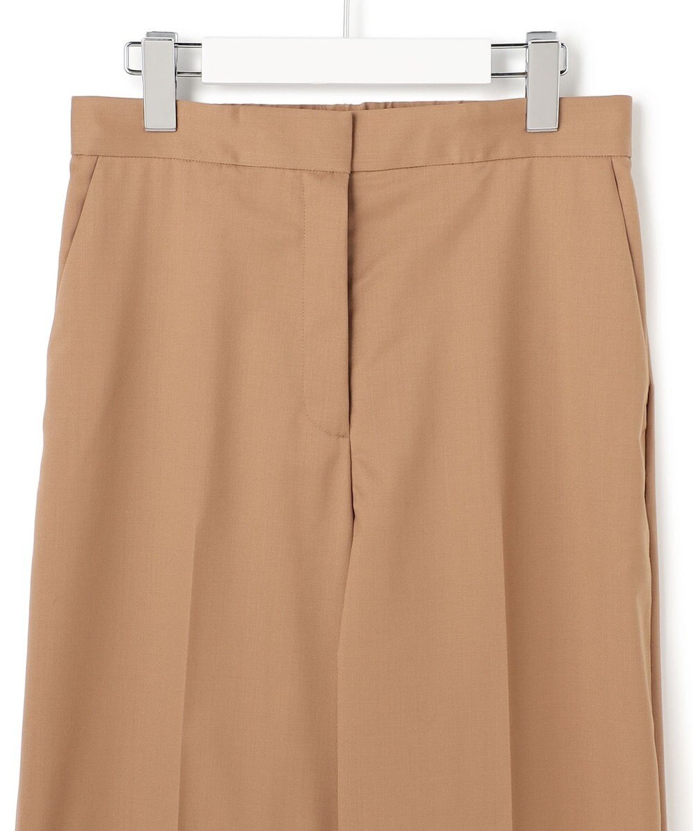 ICB 【洗える】T/Wブロード ワイドストレートパンツ 