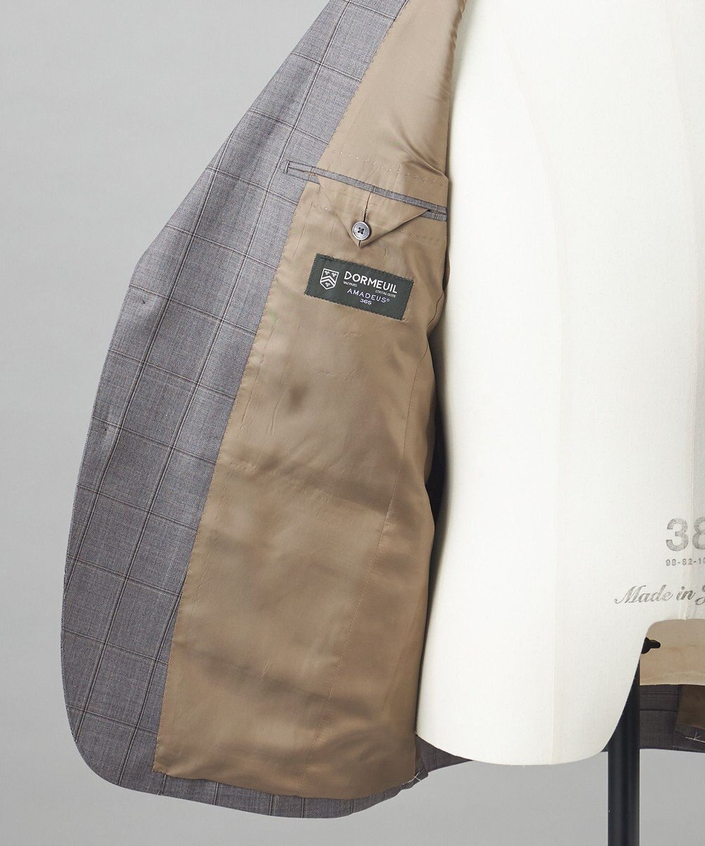 GOTAIRIKU 【DORMEUIL】AMADEUS365 3ピーススーツ （グレーチェック） 