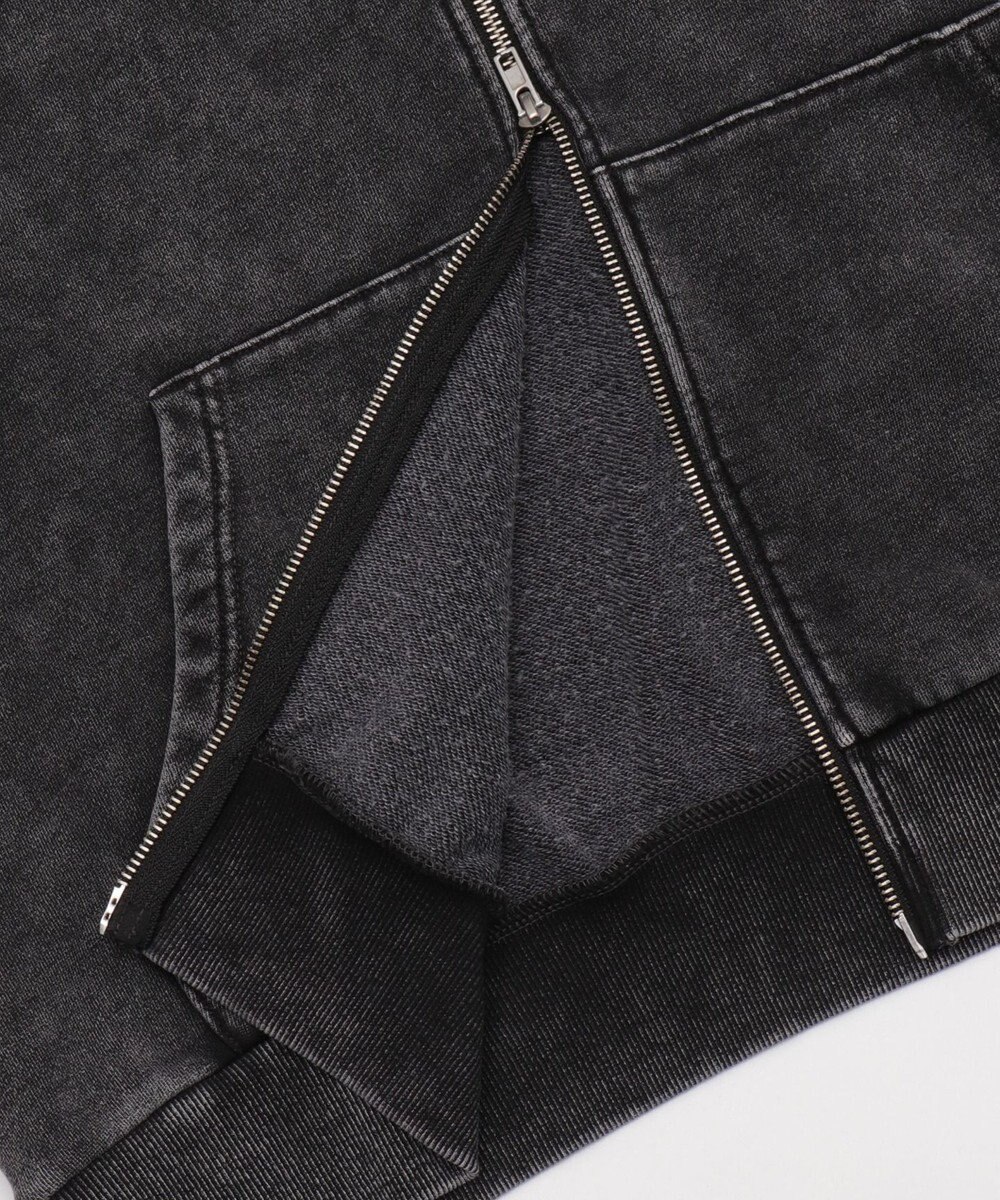 WEGO 【25年秋冬新作】ファーフードBIGZIPパーカー 