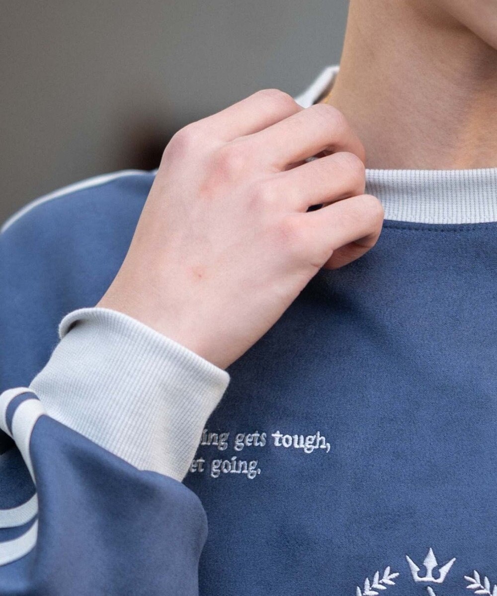 WEGO 【ユニセックス着用ITEM】フェイクスウェードゲームプルオーバー 