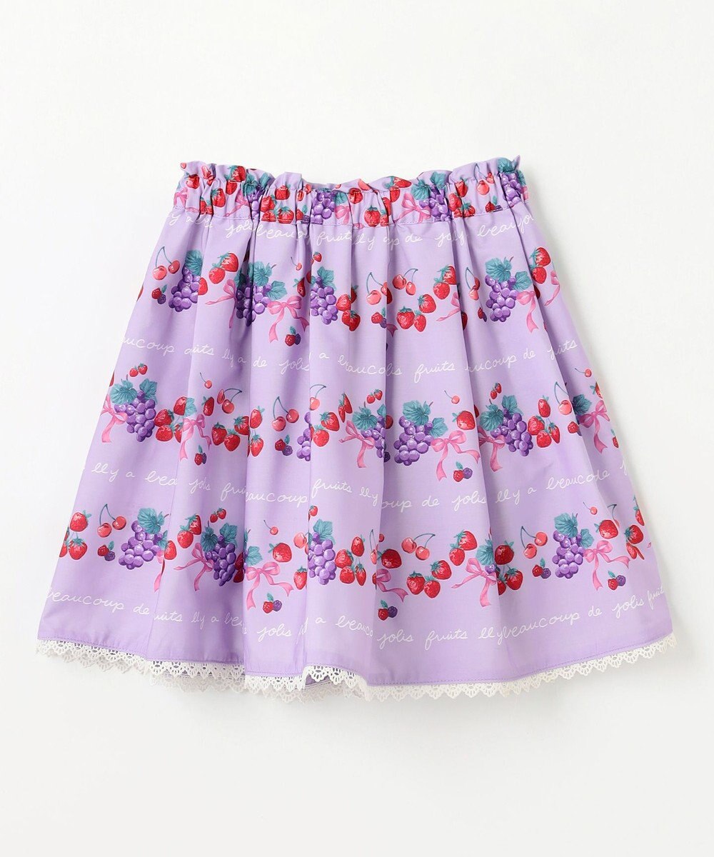 ANY KIDS 総柄フルーツ スカート 