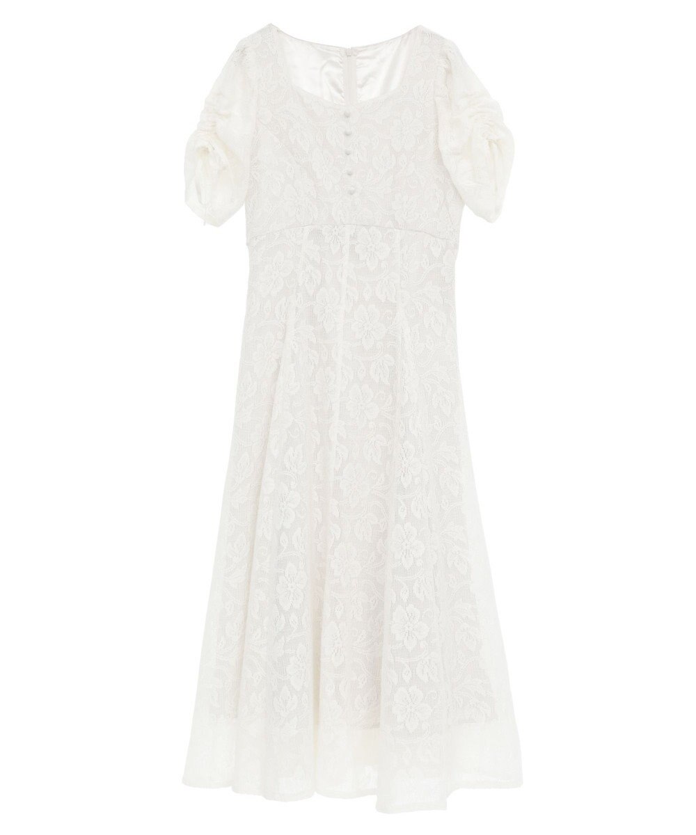 earth music&ecology パネル切り替えレースワンピース 