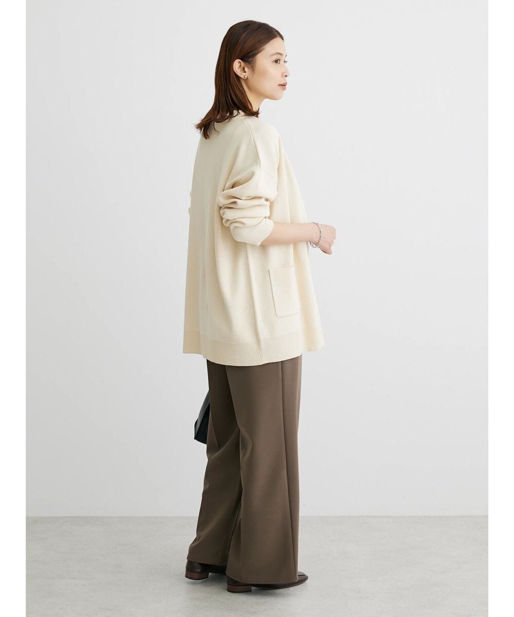 Green Parks ミドル丈モックネックカーディガン 