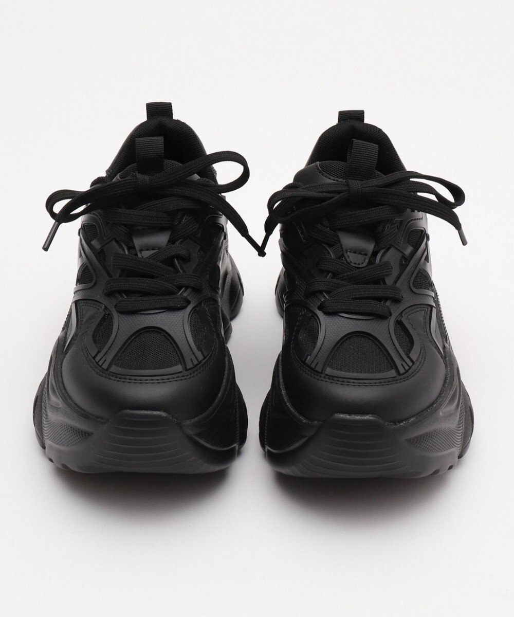 WEGO 【SMLサイズ展開】ラバーコンビ厚底スニーカー 