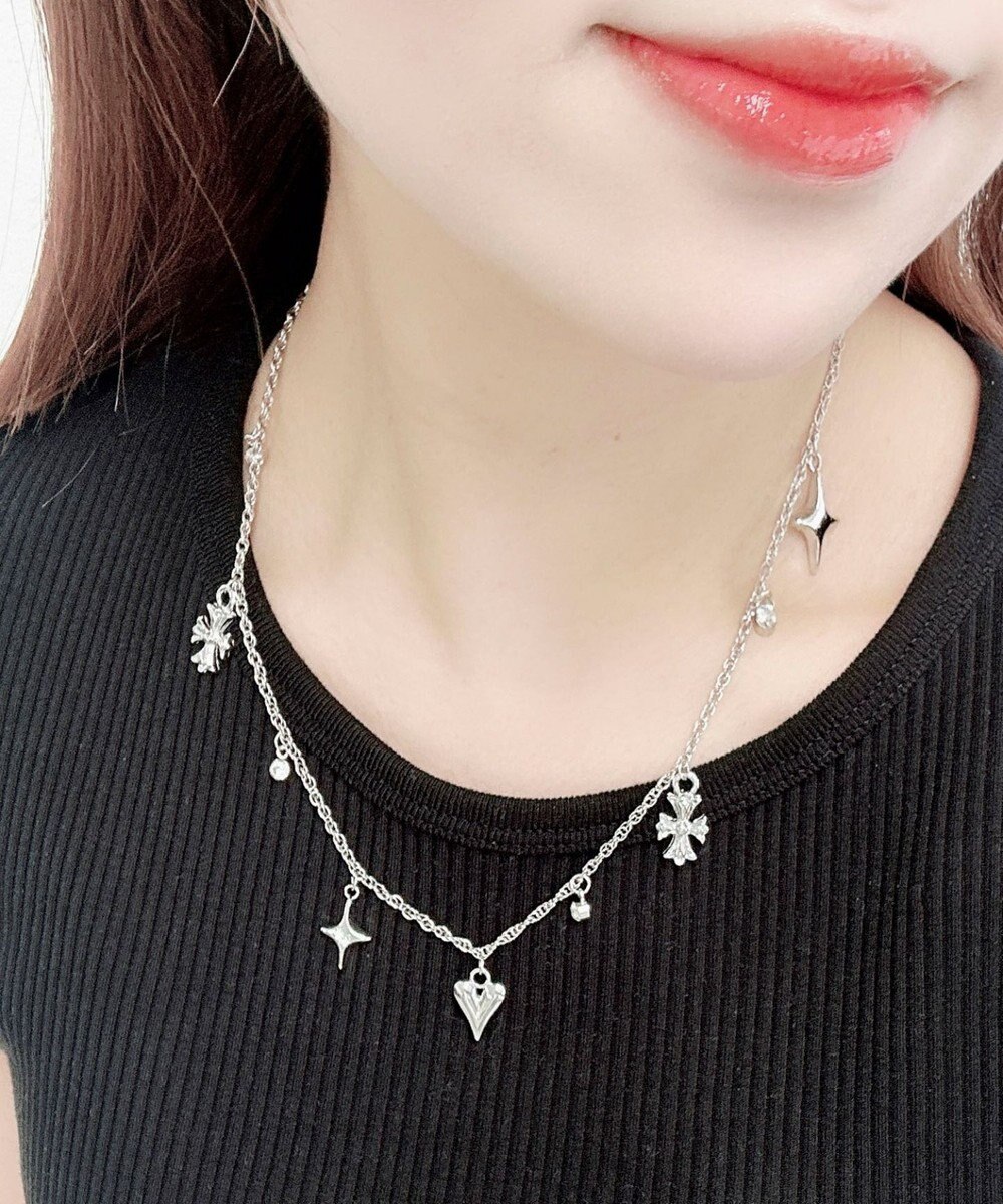 WEGO LMIXモチーフストーンネックレス 