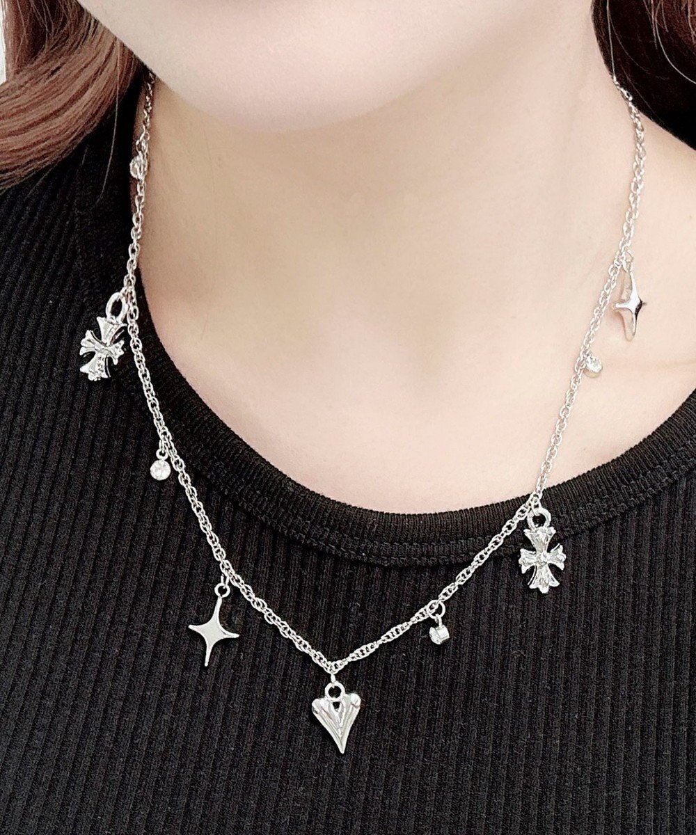 WEGO LMIXモチーフストーンネックレス 