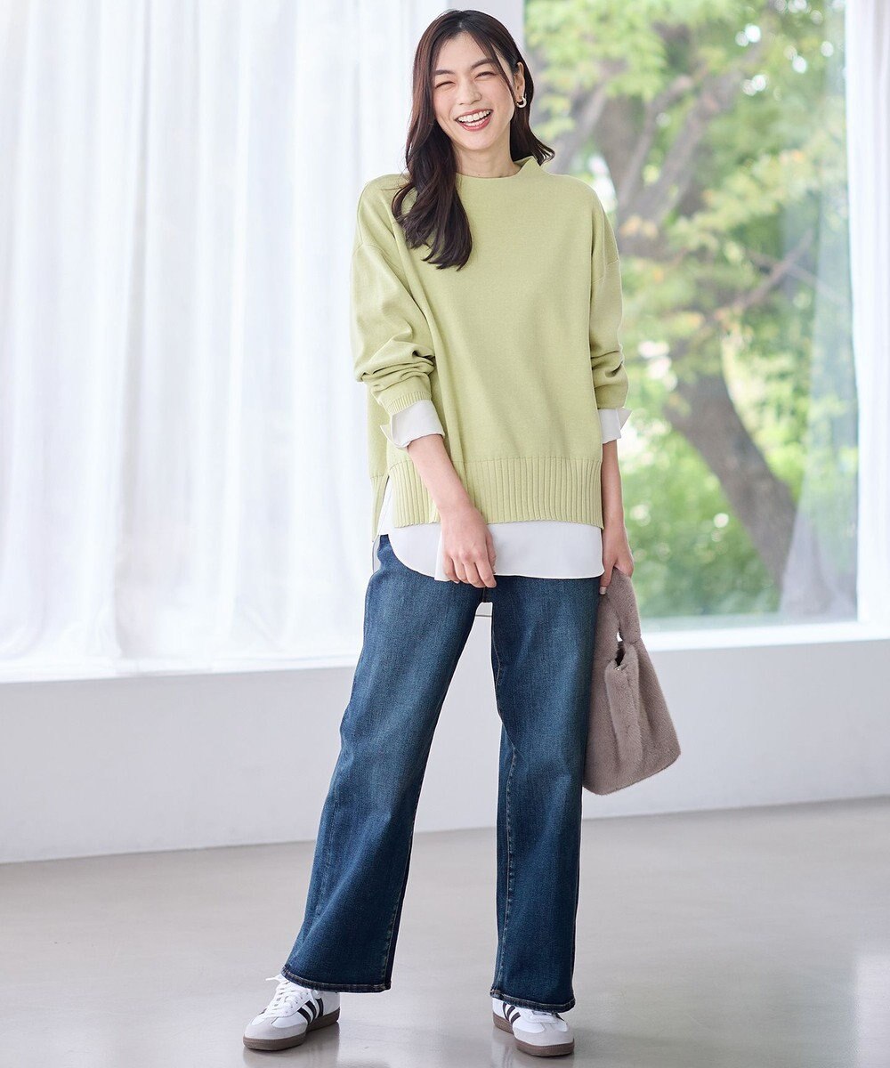 ANY L 【新色追加】ハイネックデイリーニット 