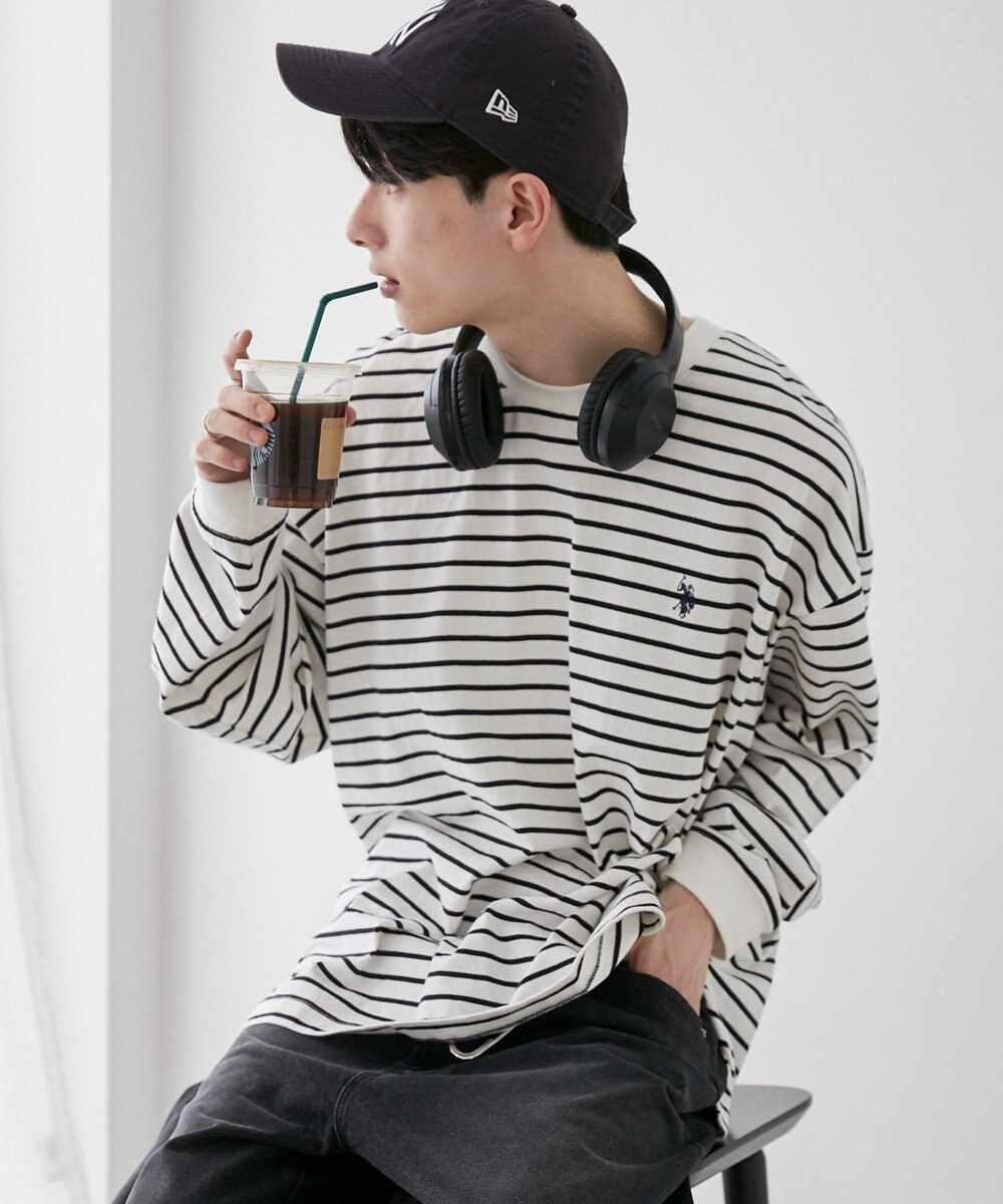 WEGO 【ユニセックス着用ITEM/MLサイズ展開】U.S. POLO ASSN.ワンポイント刺繍LST 