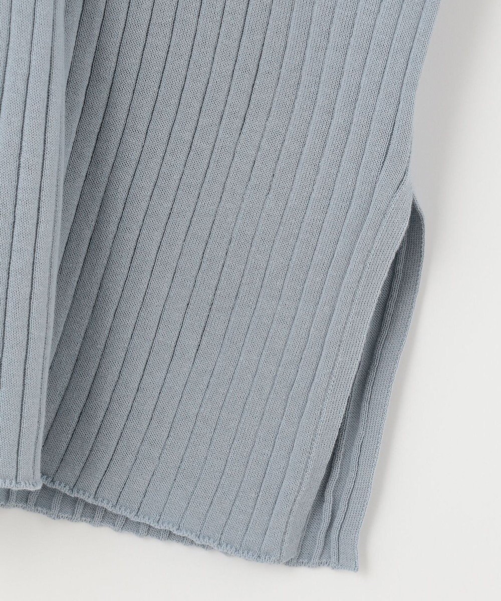 J.PRESS LADIES 【洗える】コットンシルクリラクシー Vネック ニット 