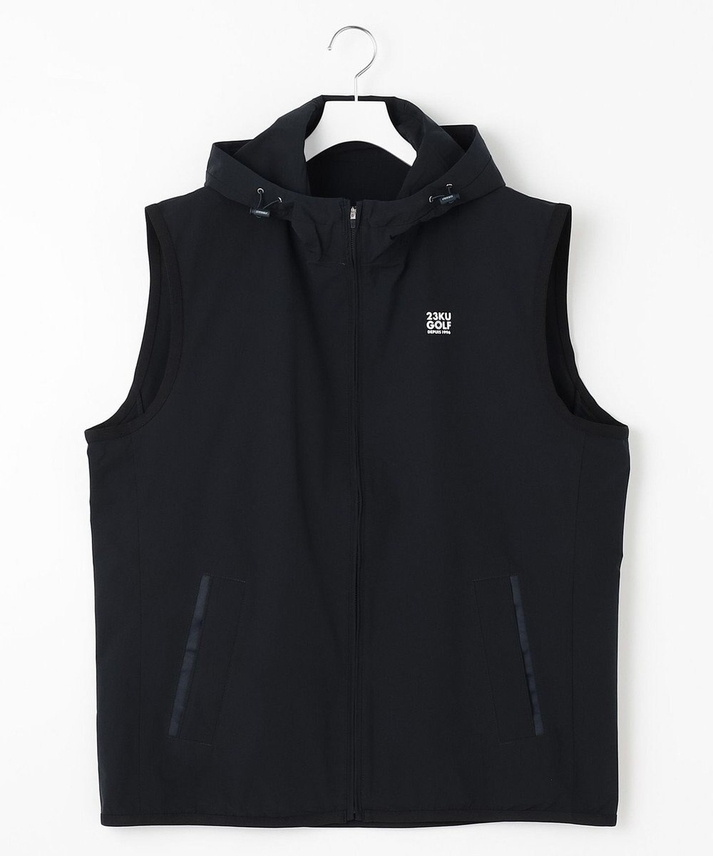 23区GOLF 【MEN/キングサイズ】【撥水・ストレッチライトフードベスト 