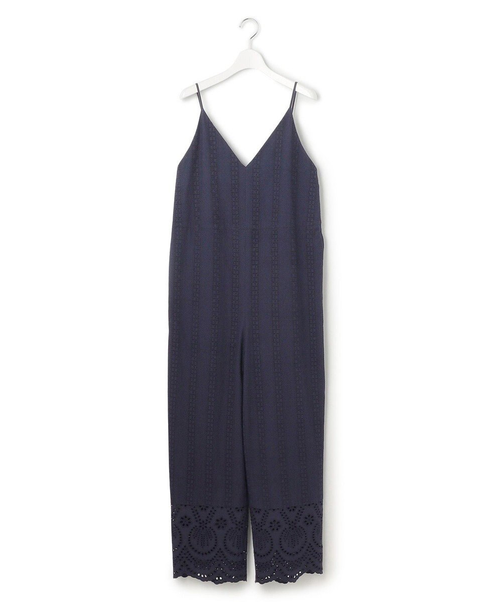 23区 【洗える】コットンエンブロイダリー オールインワン 