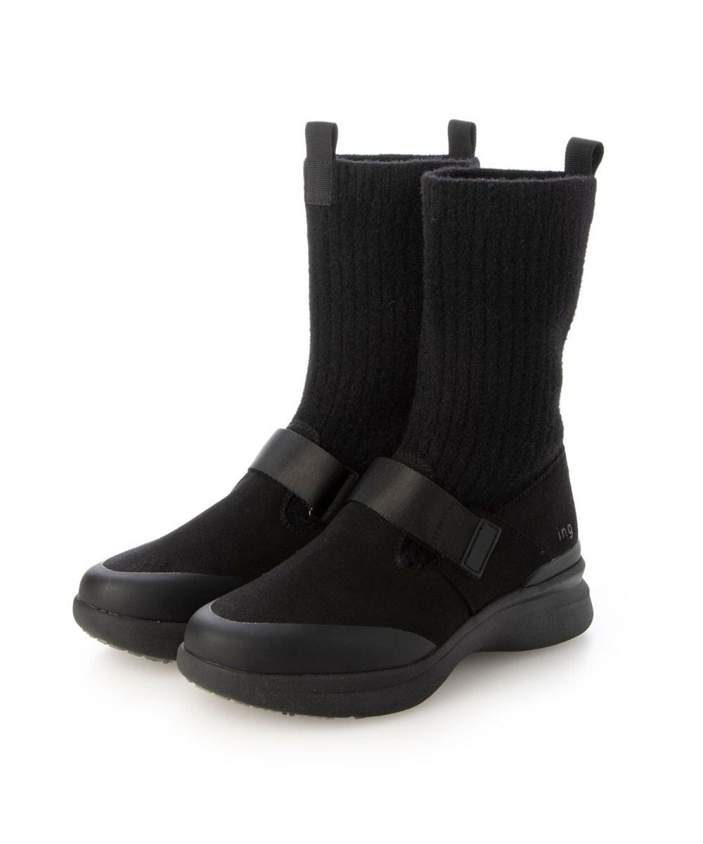 ing <ing>【レイン・スノー対応】ソックスブーツ 