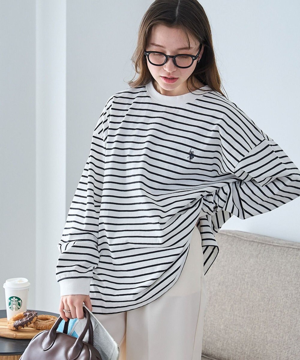 WEGO 【ユニセックス着用ITEM/MLサイズ展開】U.S. POLO ASSN.ワンポイント刺繍LST 