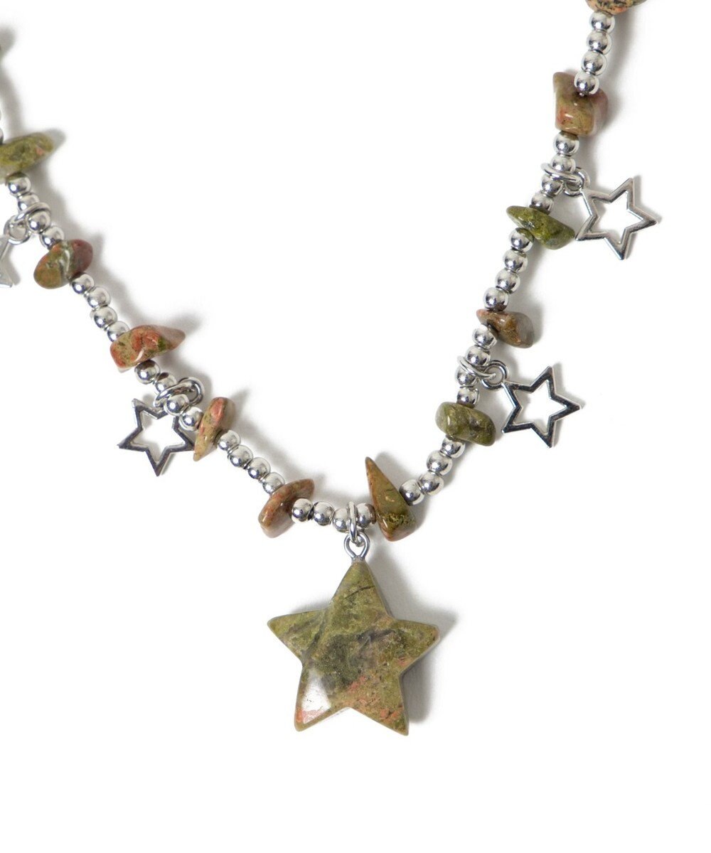 WEGO Lスターストーンデザインネックレス 