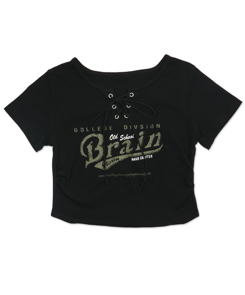 WEGO フロントレースアップピチT 