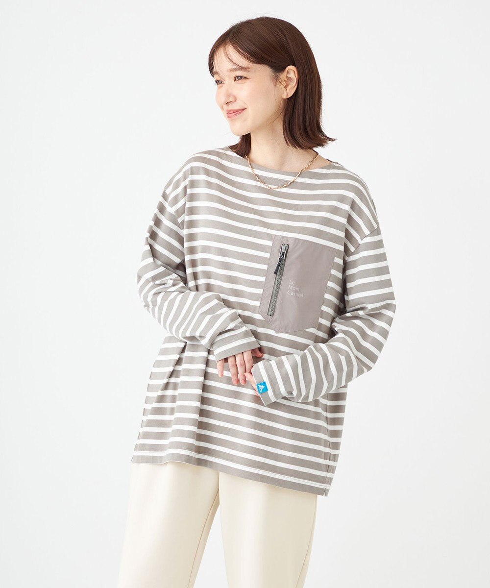 SHARE PARK LADIES 【UNISEX】ボートネックボーダーＴシャツ（S・Mサイズ） 