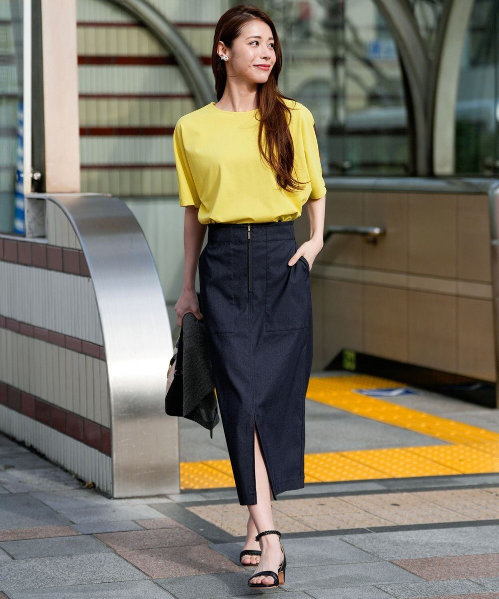 ANY SIS S ショート丈ドルマン５分袖 プルオーバー 