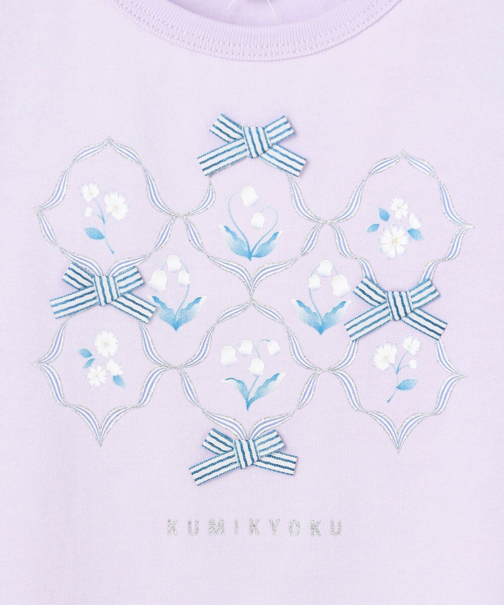 組曲 KIDS 【80-100㎝】スズランプリント Tシャツ 