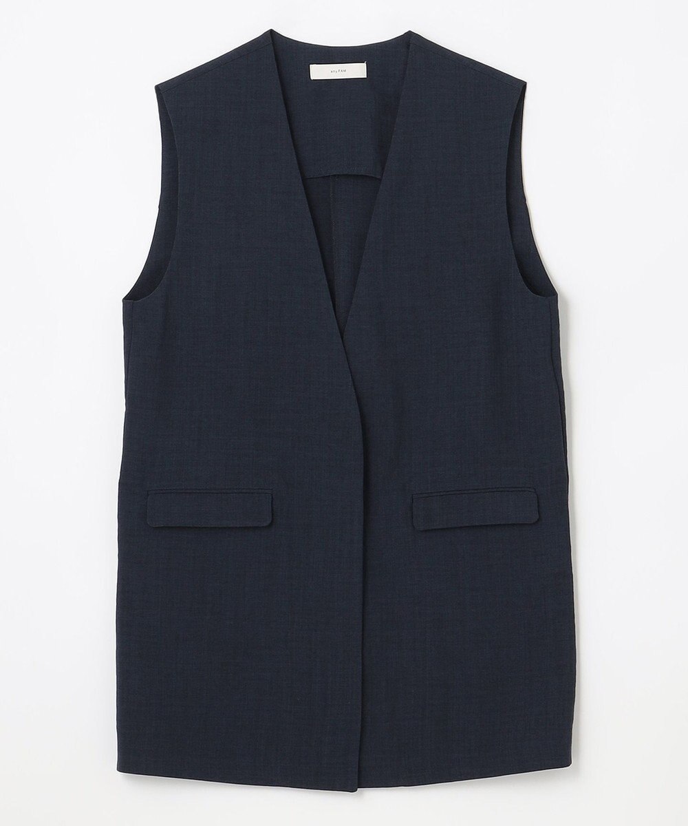 ANY L リネンライクエアーヴィンテージ ジレ 