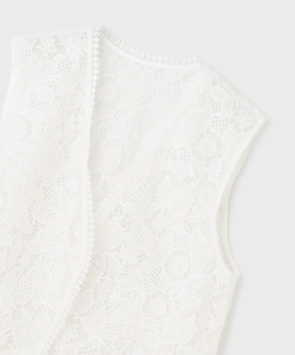 GRACE CONTINENTAL レース刺繍ベスト 