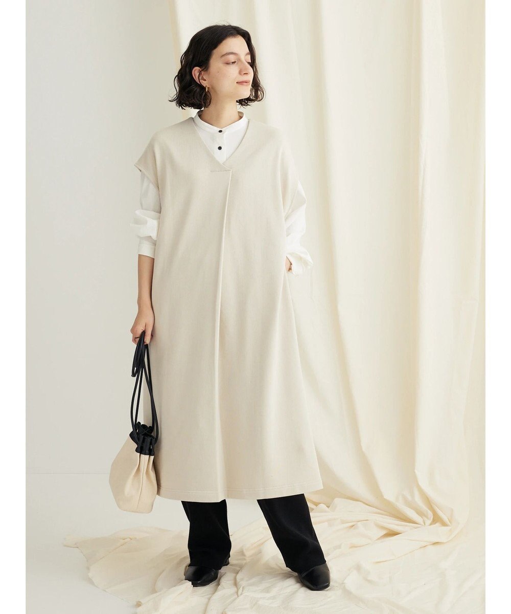 CRAFT STANDARD BOUTIQUE レーヨンデシンバンドカラーシャツ 