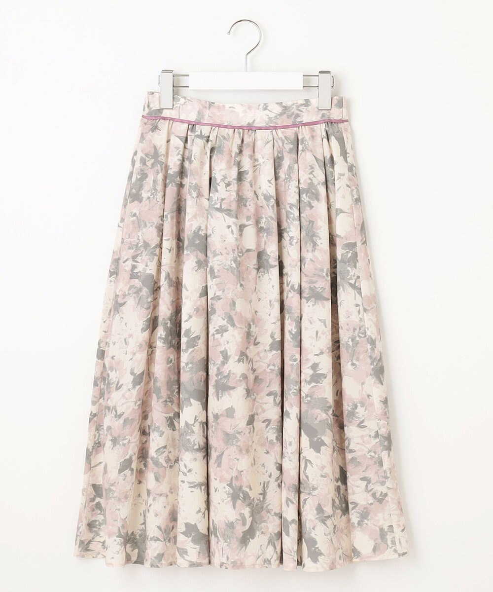 洗える】フラワープリントギャザー スカート / Feroux | ファッション