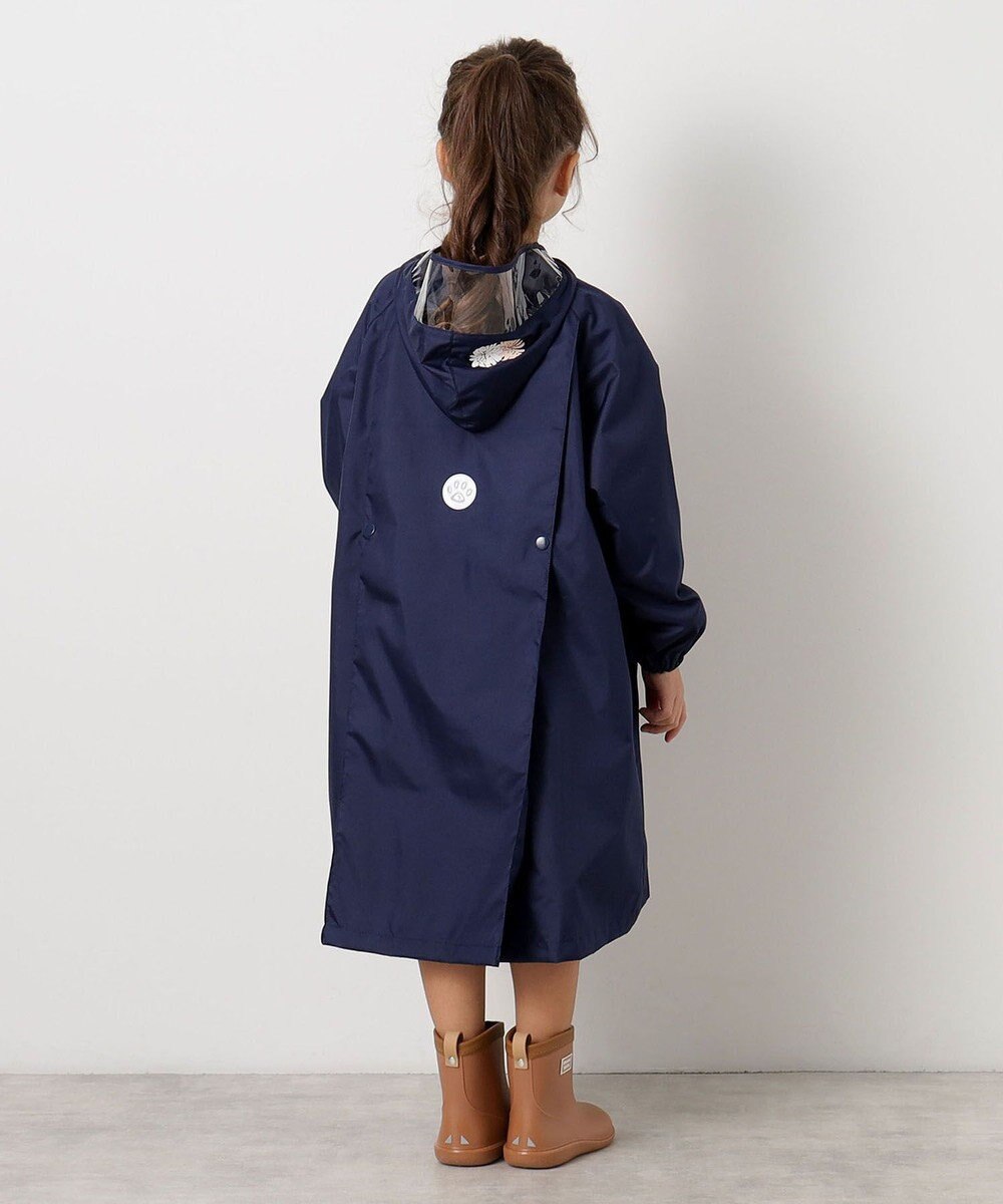 MOONBAT 【ジュニアリュック対応】ポールアンドジョー ポーチ付きキッズレインコート 