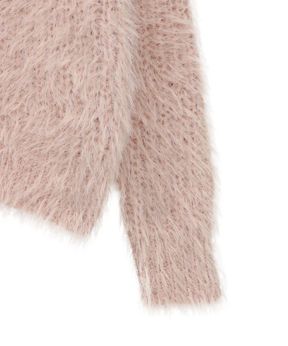 AMERICAN HOLIC シャギーニットクルーネックカーディガン 