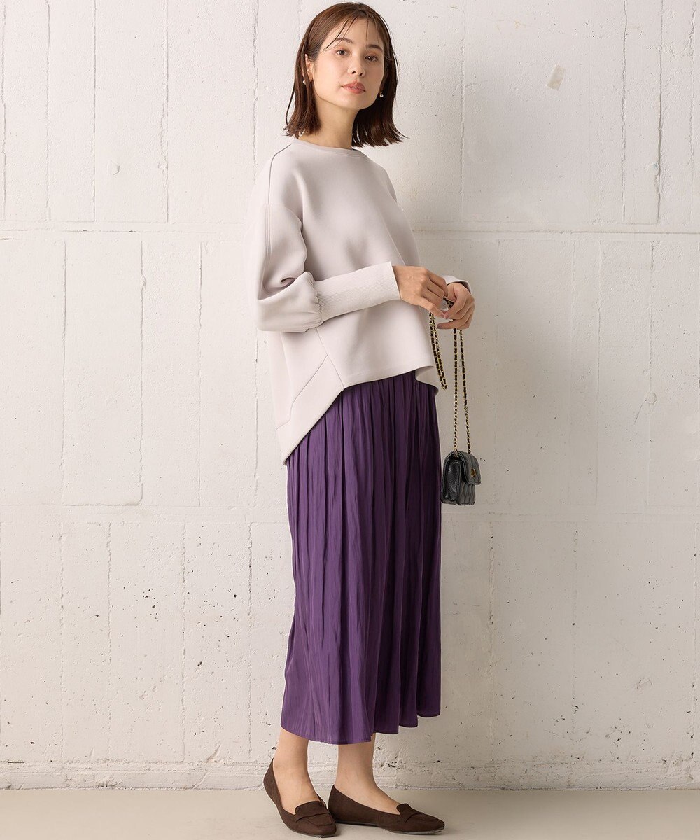 組曲 ダンボールジャージースリーブデザイン プルオーバー 