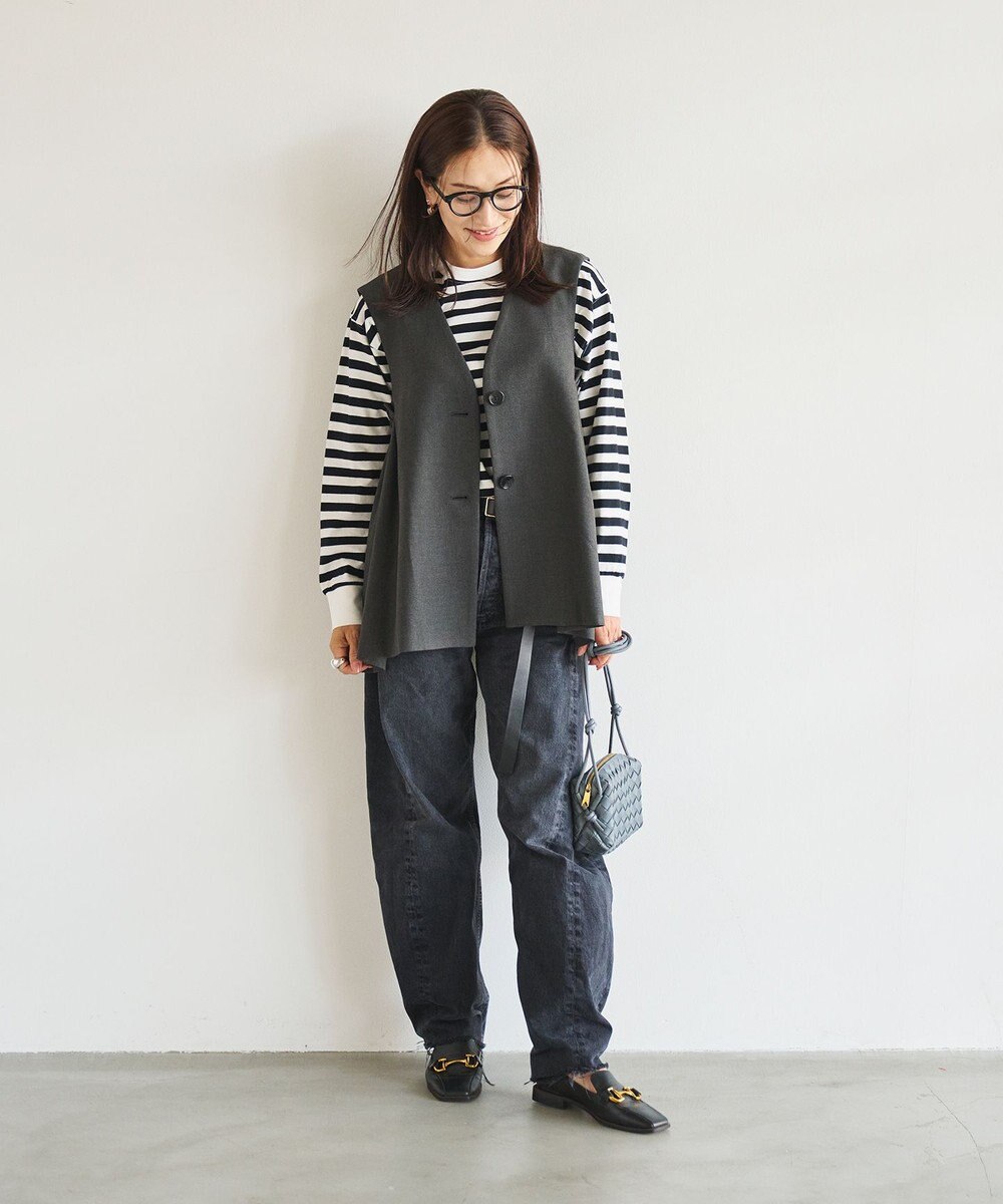 #Newans 【セレモニーにも】〈亀恭子さんコラボ〉サイドギャザージレ 