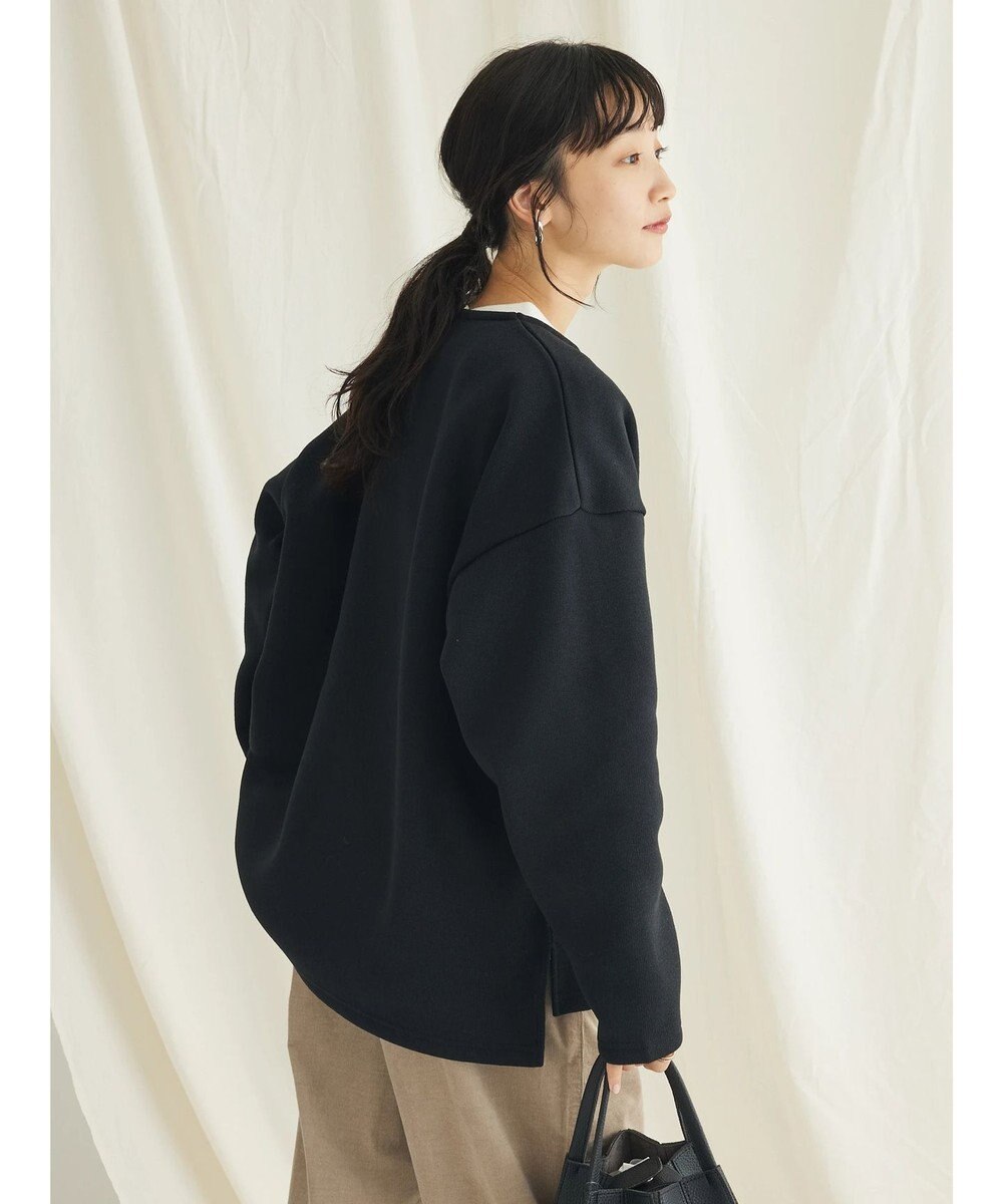 CRAFT STANDARD BOUTIQUE ニットフリースキーネックプルオーバー 