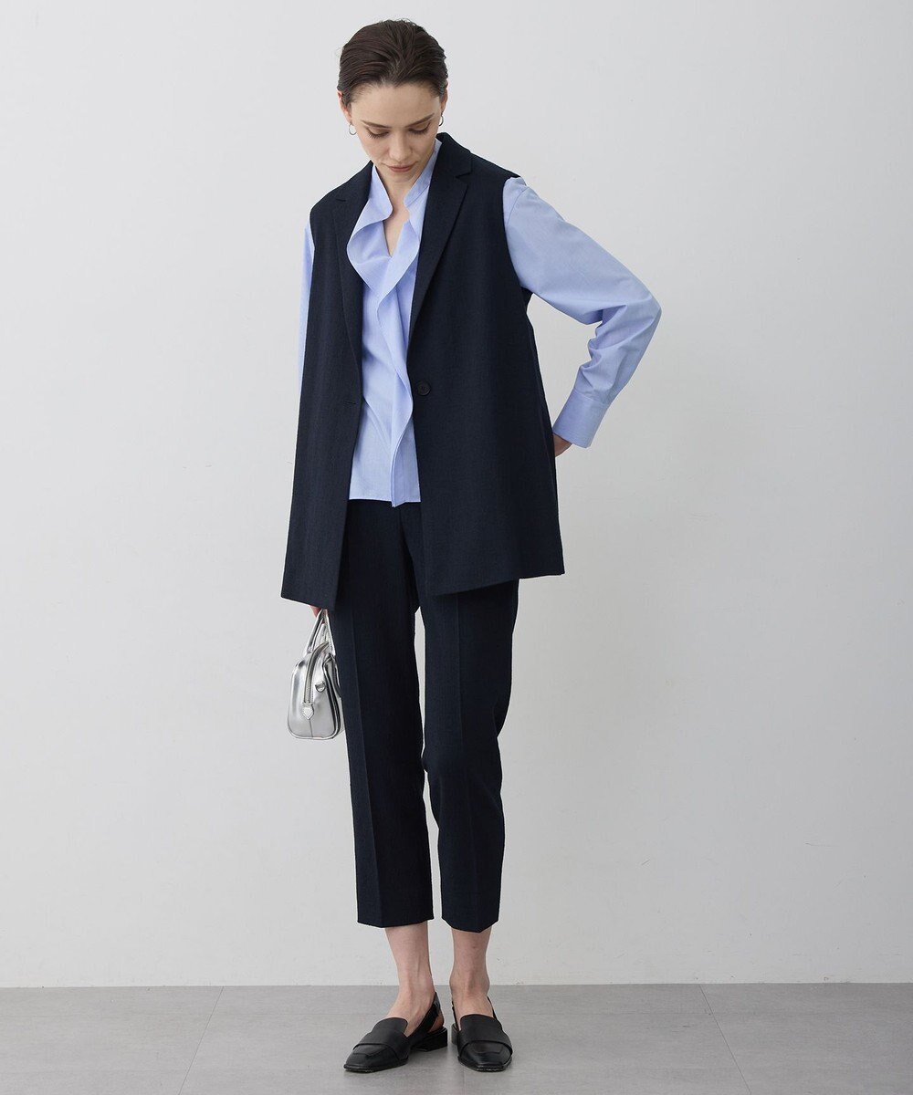 ICB L 【先行予約】 ミックスブッチャー バックスリットジレ 