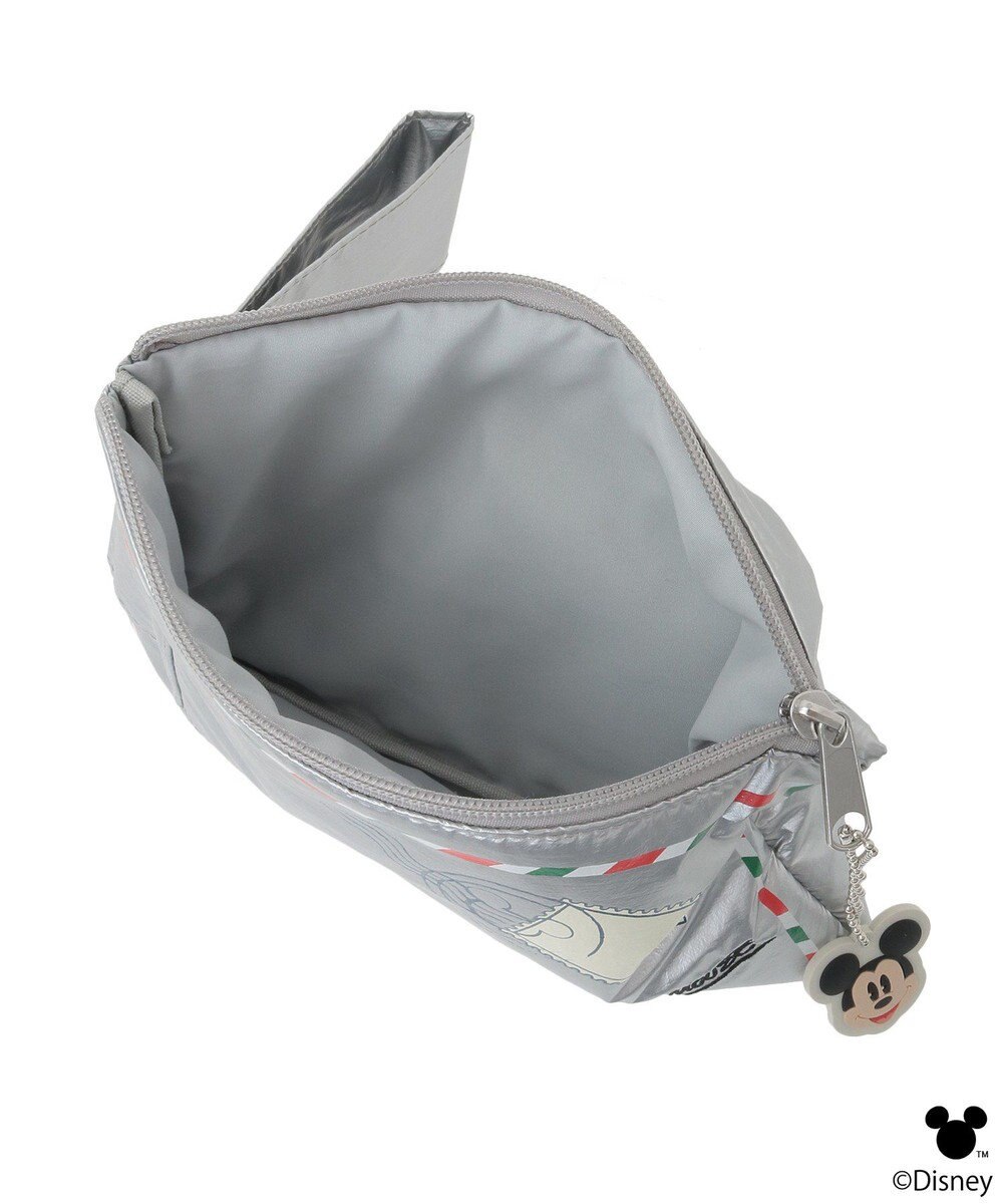 earth music&ecology 【予約】Disney/ミッキーチャーム付きレターモチーフポーチ 
